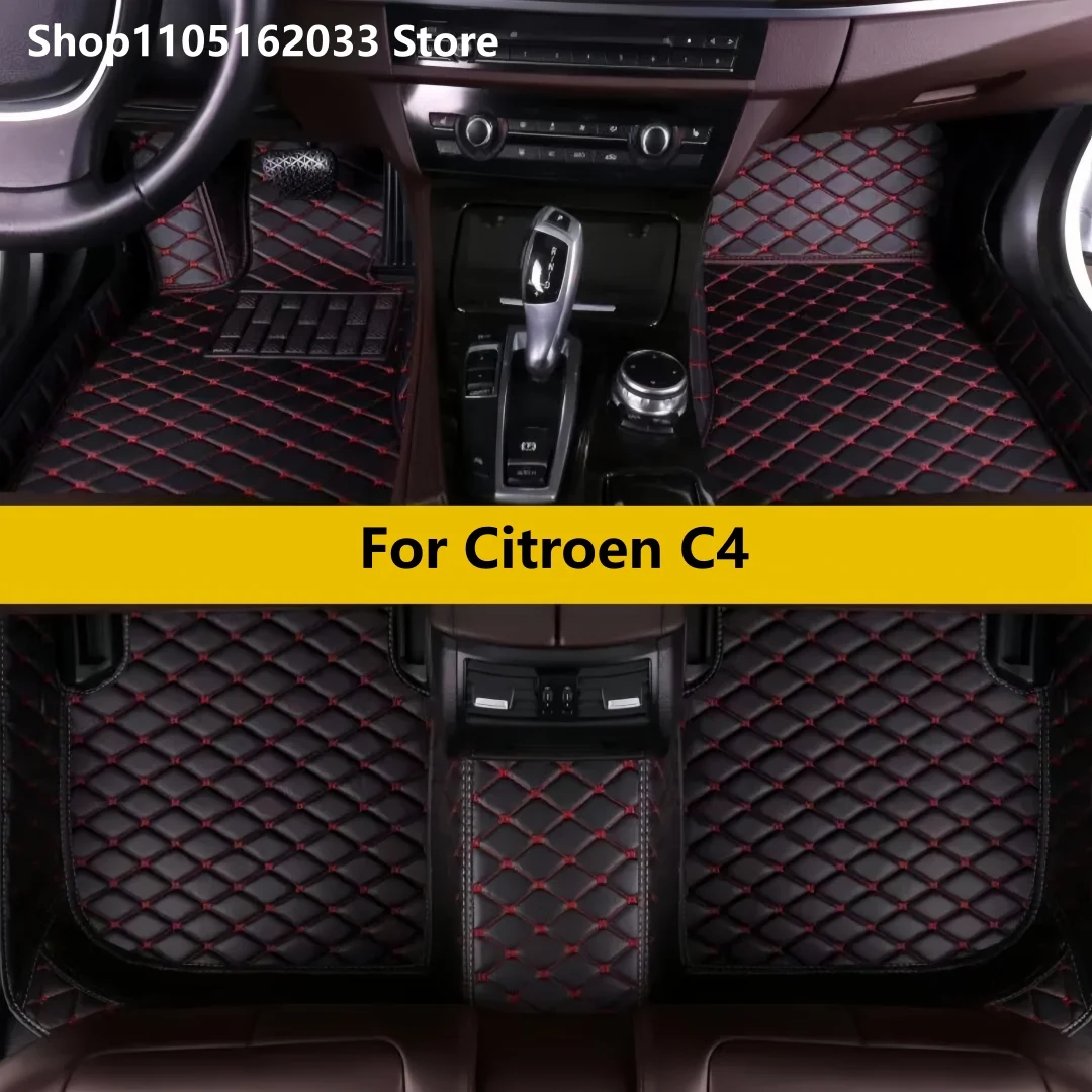 

Custom Car Floor Mats For Citroen C4 (2-DOOR) 2006 2007 2008 2009 2010 2011 Waterproof Carpet Auto Interior Accessories