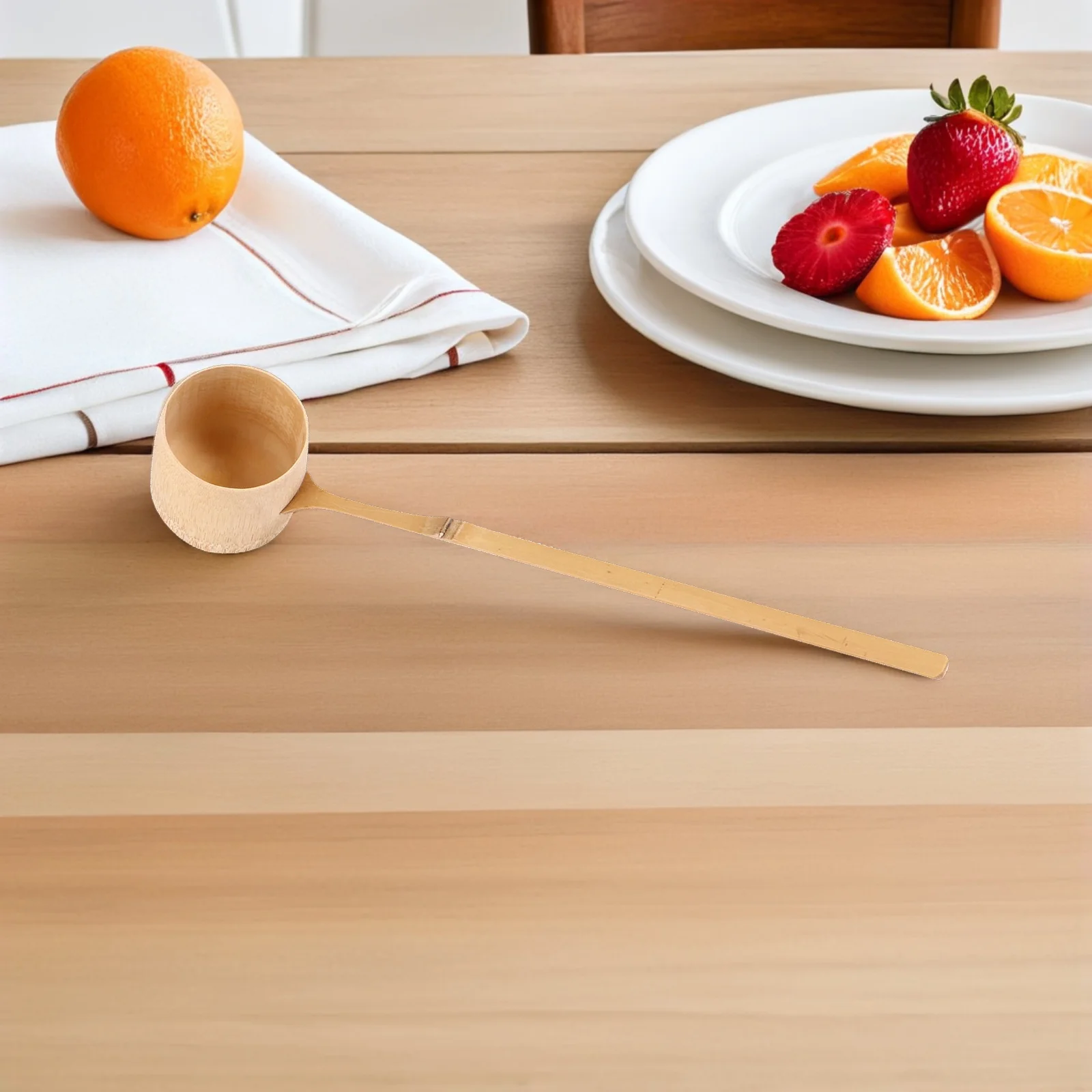 

Bamboo Japanese Water Ladle Handmade Bailer Dipper For Tea Long Handle Wood Spoon Kitchen Bar Tool