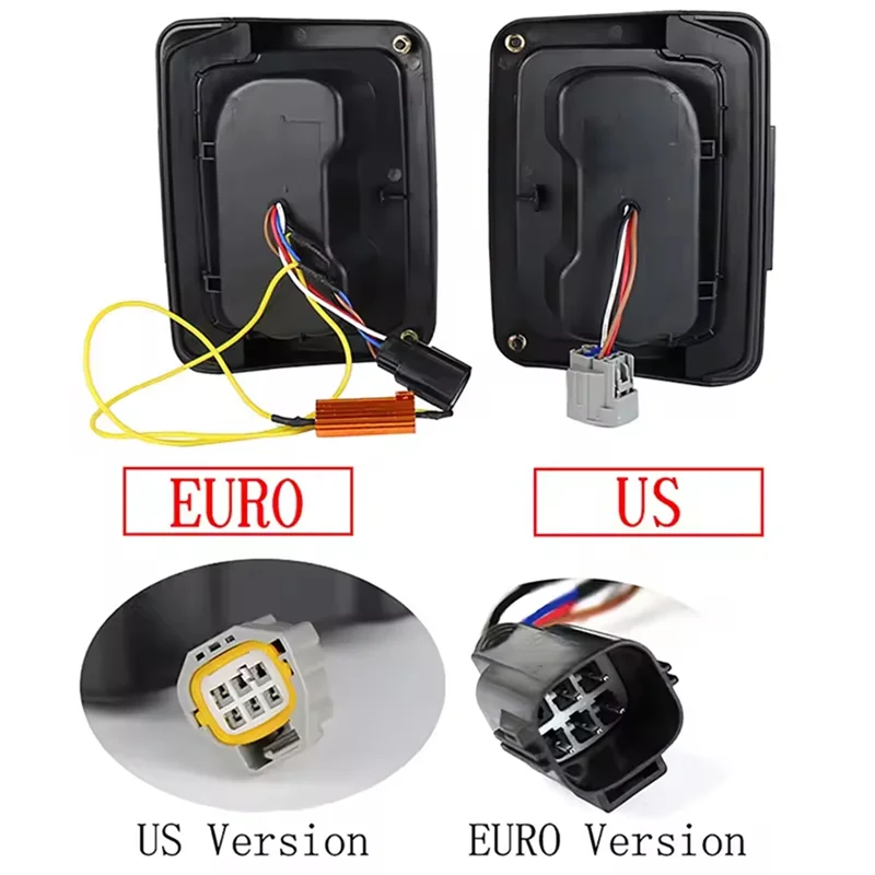 

AR-Rear Turn Signal Brake Light 40Leds IP67 Car Tail Lamps Fit For JEEP Wrangler JK 2/4 Door 2007-2017 For EUROPEAN Version