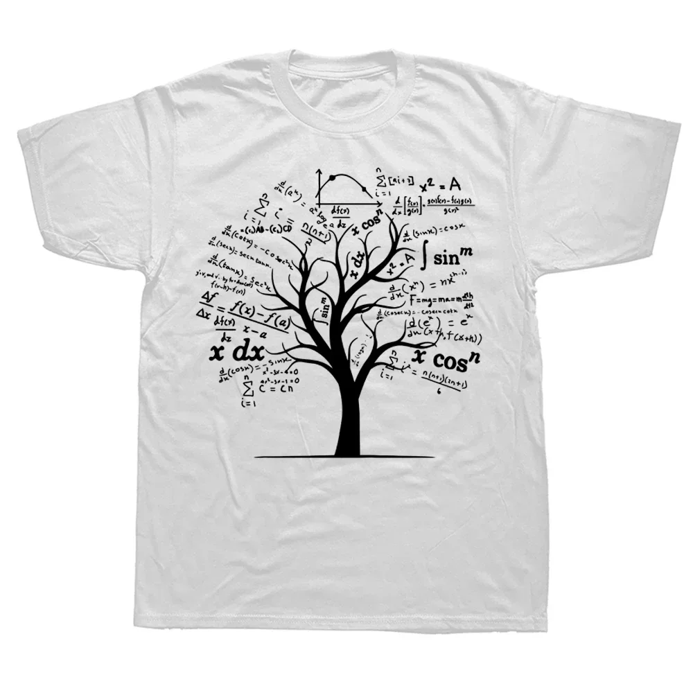 Graphic Birthday Gifts Streetwear Short Sleeve Style T-shirt Harajuku Funny Calculus Algebra Tree Math Teacher Geek T Shirts