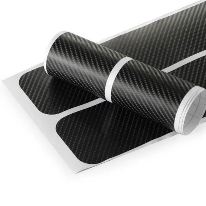 3D Carbon Fiber Car Door Sill Protector Stickers for Volkswagen VW Golf 4 6 7 GTI Tiguan Passat B5 B6 B7 CC Jetta MK5 Polo