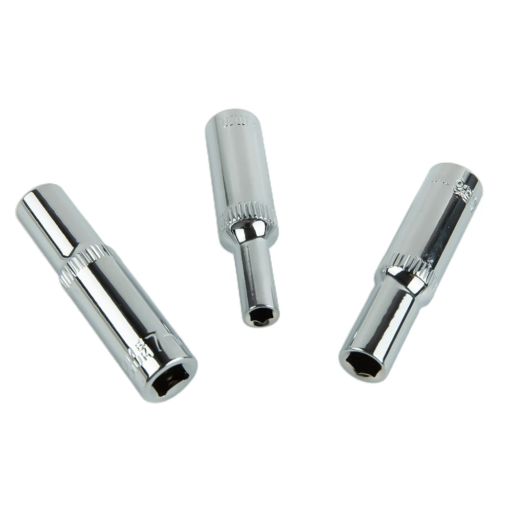 

11 шт. 1/4 дюйма, шестигранный адаптер, 4-14 мм, головки гаечных ключей, трещотка, инструмент для ударных отверток, аксессуары, аксессуары для ремонта автомобиля