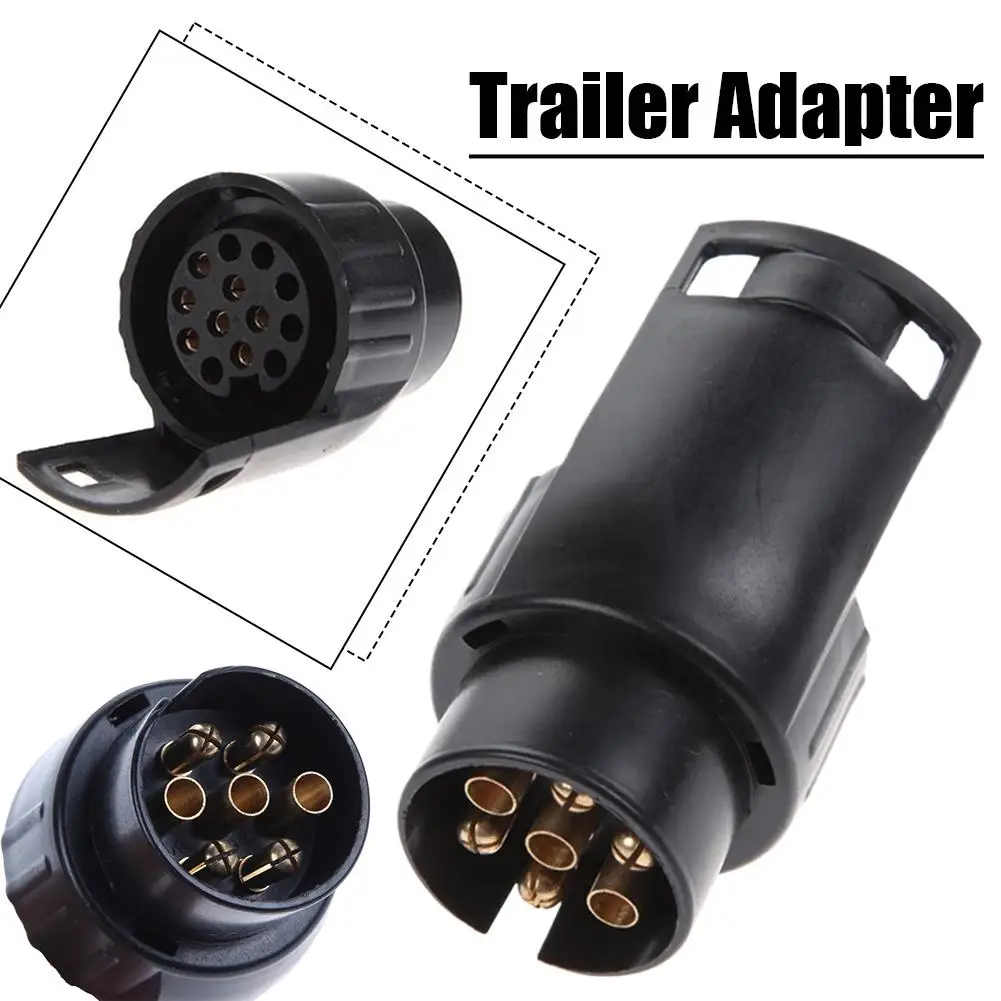 

Trailer Adapter for Car Truck Towing Vehicle Electrical Connector Plastic Shell Copper Contacts Trailer Wiring Accessory L9X5