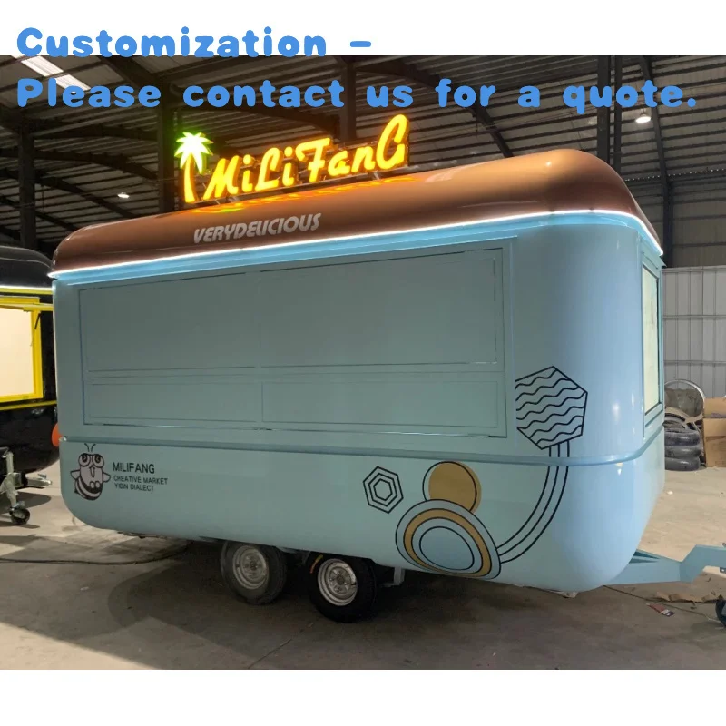 

на заказ. Прицеп для быстрого питания с плитой вок, лапшой, рисовыми блюдами