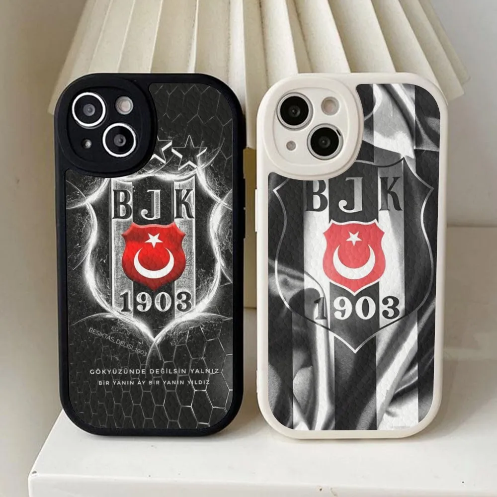 

Модный жесткий кожаный чехол для телефона besiktas BJK для iPhone 15 14 13 12 Mini 11 14 Pro Max Xs X Xr Plus Fundas