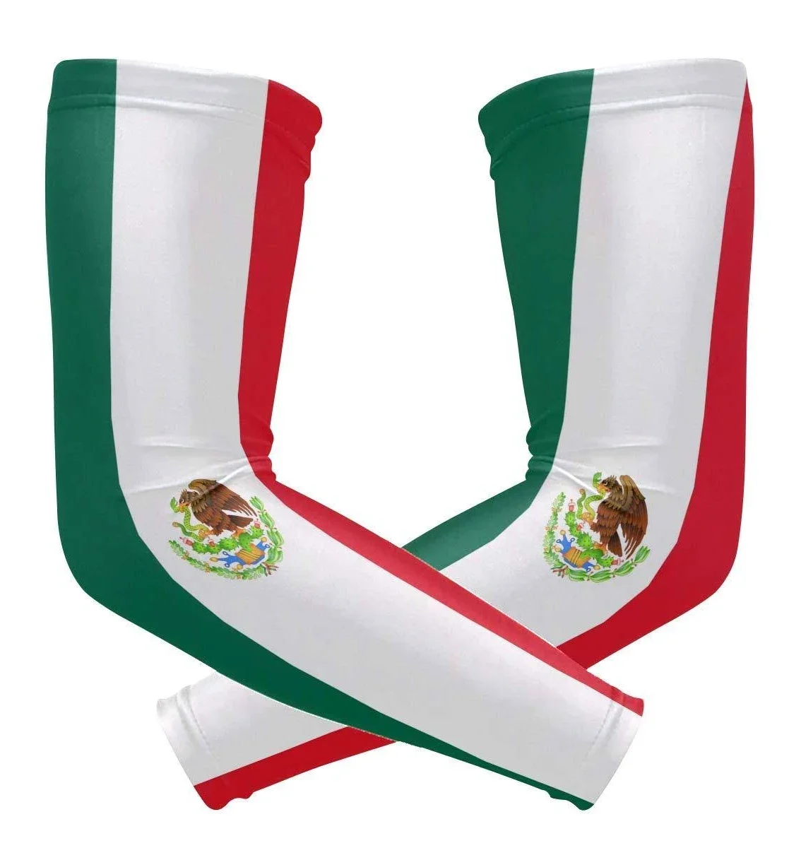 Fagicts Four-sided elasticity Mexico Flag Arm Sleeve