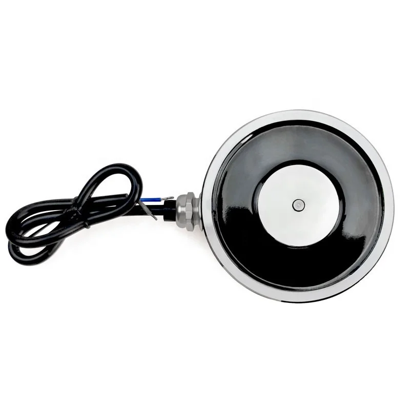 Électro-aimant de démagnétisation rapide LSD-P80/38 IP68, aimant électrique rond, solénoïde électromagnétique DC, aimant de levage à ventouse