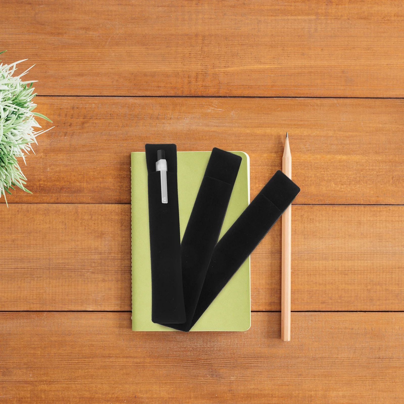 30 قطعة حقيبة أقلام الثقيلة القلم كم ل أقلام حبر جاف مكافحة ارتداء سطح أملس المحمولة هدية التفاف المنظم