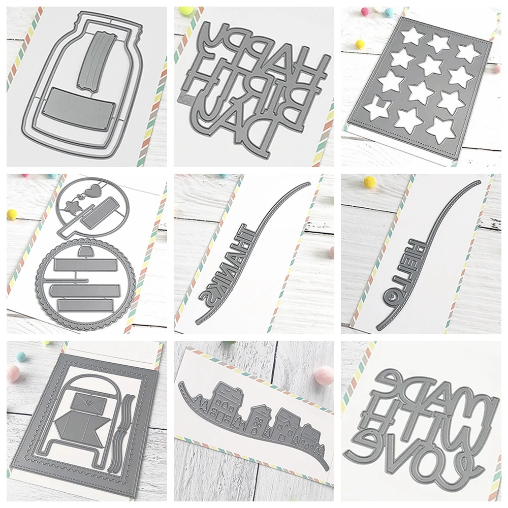 Jar Shaker Schneiden Stirbt Turner Überraschung Metall Stanzen Für DIY Scrapbooking Album Karte, Der Dekoration Papier Handwerk Messer Form