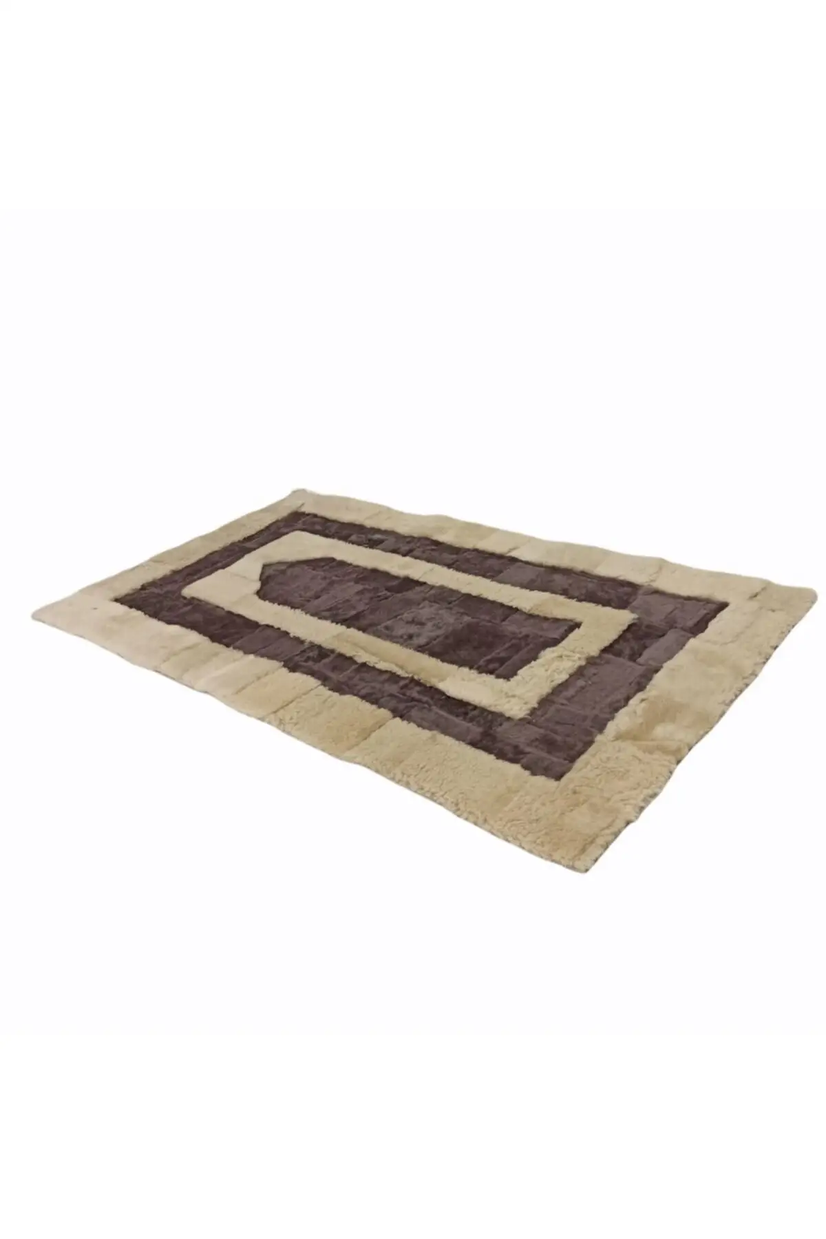 

DOLBOVI cream natural lamb skin Seccade 80X120 Cm Meditation Rug