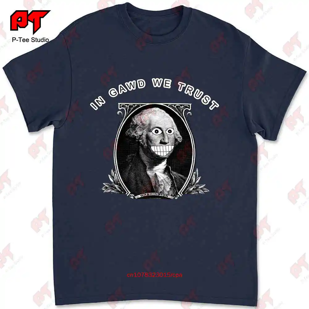 In Gawd We Trust T Shirt Worn By Kurt Cobain HRO4