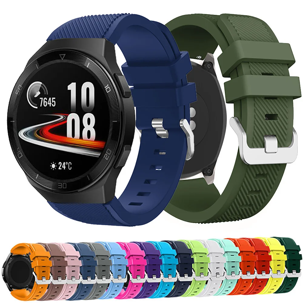 

22mm SIlicone Watch Straps for Garmin Forerunner 265 255 /Venu 2/Vivoactive 4 Bracelet For Galaxy Watch 3 45mm/46mm Wrist Band