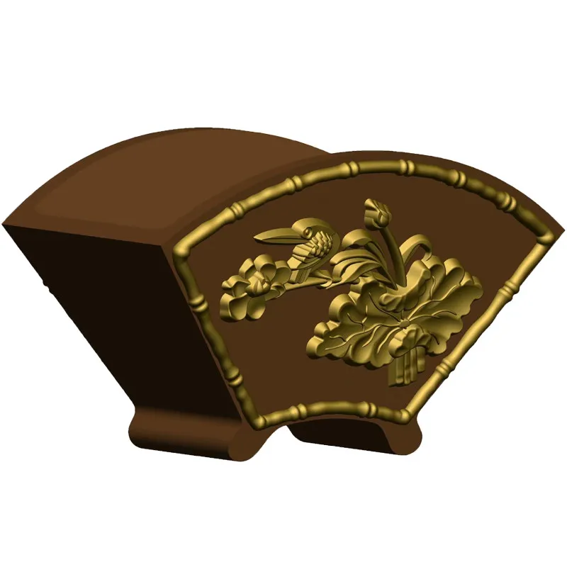 Fan Cement Flower Pot Mould Plastic Flower Plate Homemade Model Abrasives Creative Concrete Jewelry Building Formwork