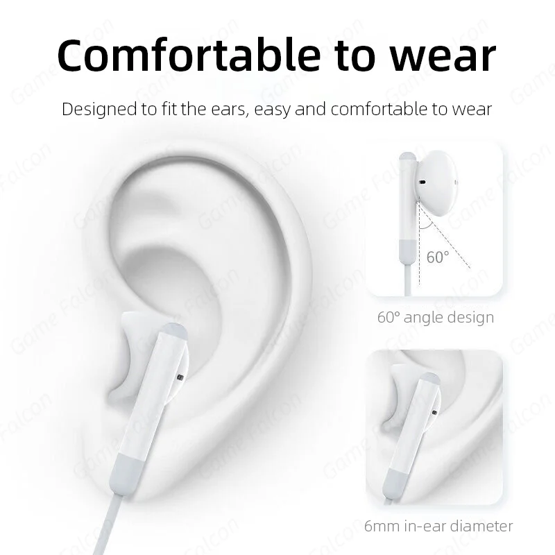 Headphones For Apple iPhone 15 Puls Pro Max In-Ear With Microphone Wired Earphone For Samsung Xiaomi 12 Huawei USB-C Earphones