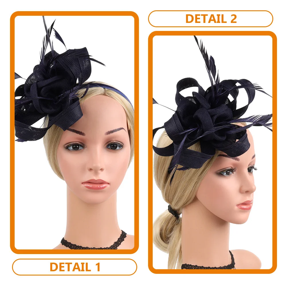 

Fascinator Hair Clip for Women 1920S Flapper Headpiece Retro Hair Accessory Tea Party Prom Wedding Evening Event Dressy