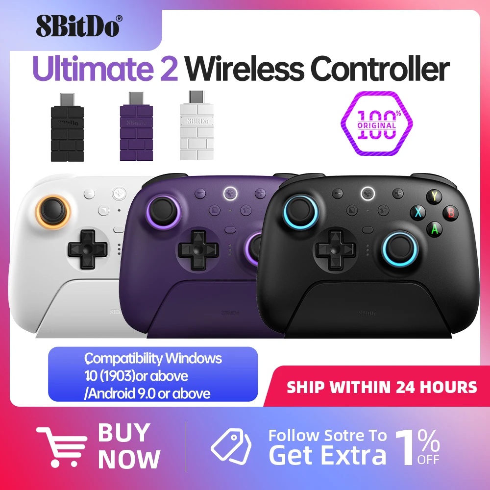 Nuevo controlador inalámbrico 8BitDo Ultimate 2