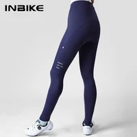 INBIKE 2024, pantalones de ciclismo para mujer, mallas largas acolchadas para bicicleta, Legging para montar con bolsillos, pantalones para ciclismo de montaña MTB, accesorios