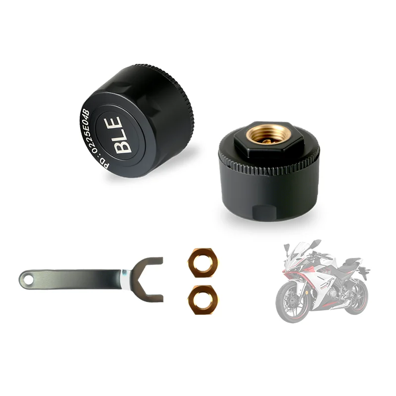 Jansite Motorcycles TPMS zaprojektowane dla konkretnego modelu, wskaźnik ostrzegawczy temperatury, czujniki ciśnienia w oponach motocyklowych, akcesoria motocyklowe — 2