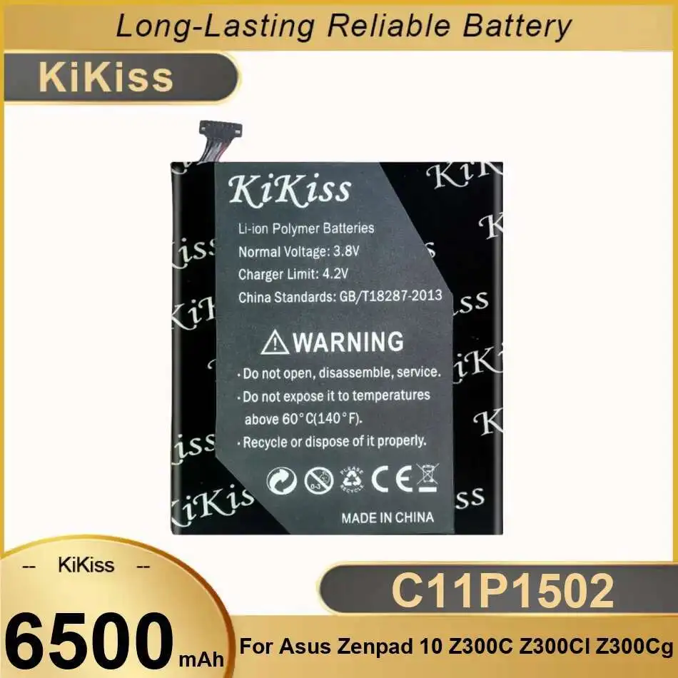 

C11P1502 High-Efficiency Tablet Battery For Asus Zenpad 10 Z300C Z300CL Z300CG 6500Mah