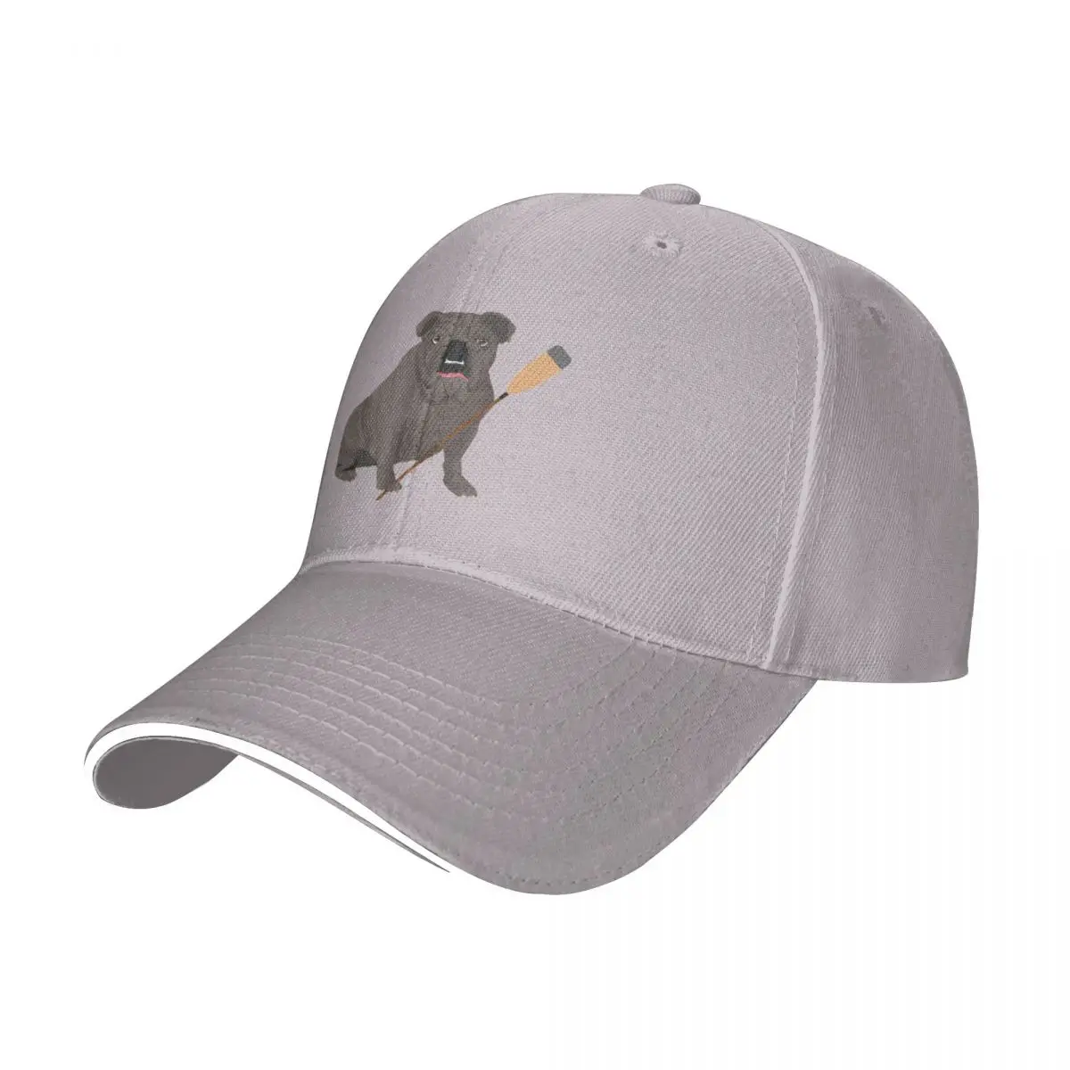 

Crew Gray Bulldog Cap Baseball Cap anime Hats man Women's