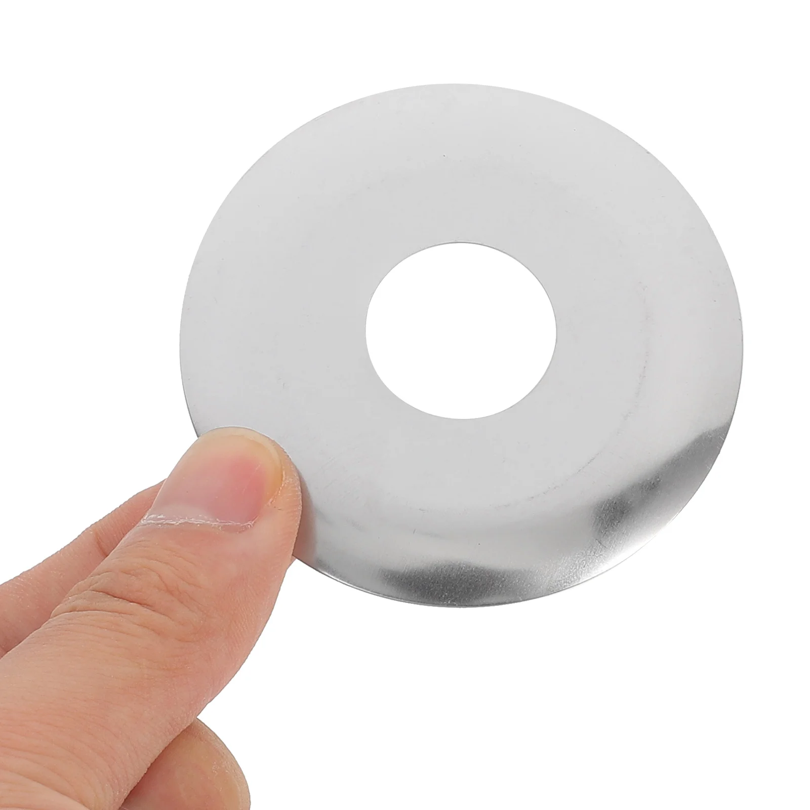 หน้าแปลนฝาครอบสปริงเกอร์ดับไฟ10ชิ้นสำหรับหัวสเปรย์แผ่นป้องกันท่อสแตนเลสเปลี่ยน