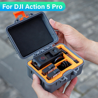 Portable Storage Box For DJI Osmo Action 5Pro/Action 4 Waterproof Carrying Case For DJI Action 3 Sports Camera Accessories
