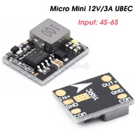 Micro Mini 12V 3A BEC UBEC Input 4S-6S for BF Flight Control RC Quadcopter Remote control Switch