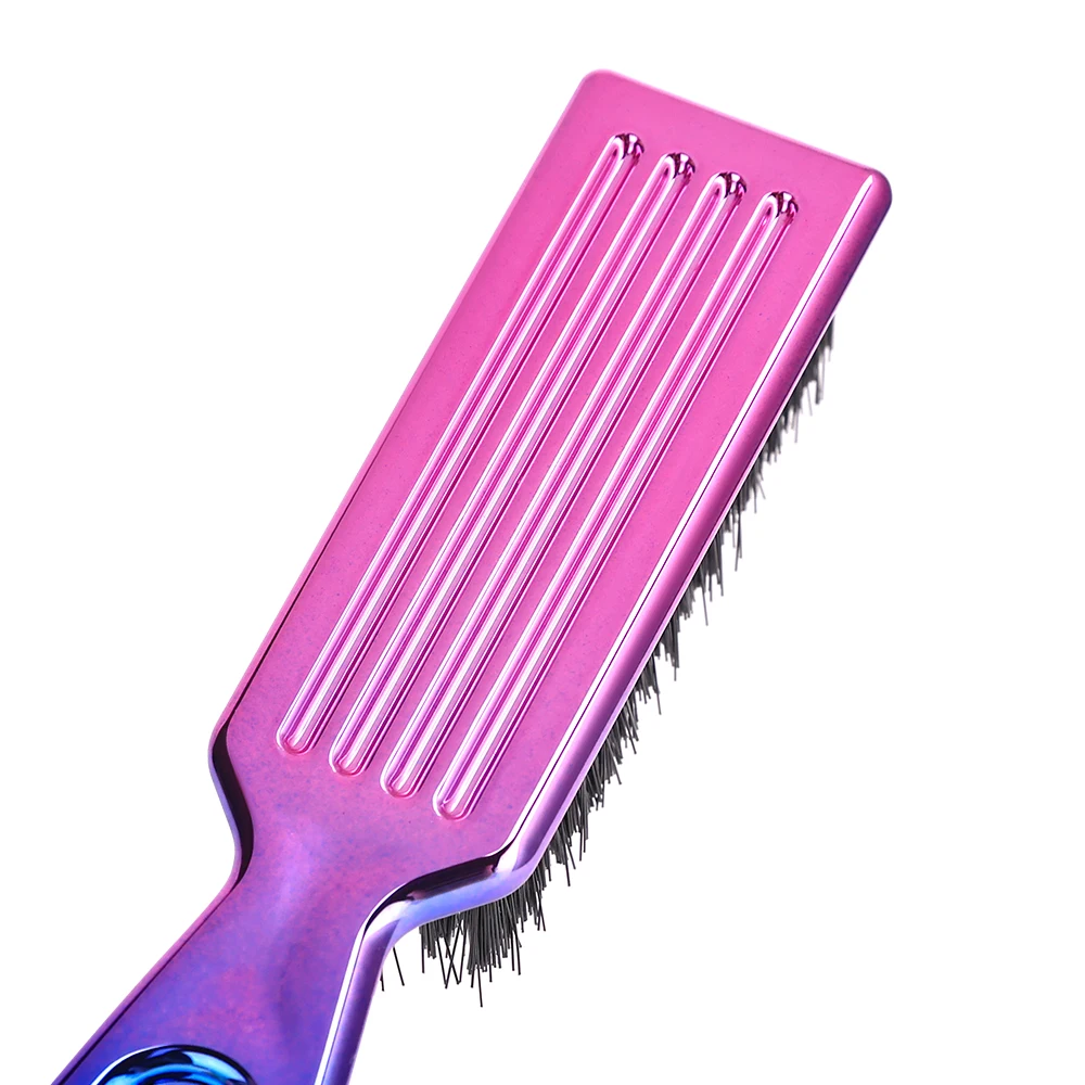 NEW Plastic Handle Hairdressing Soft Hair Cleaning Brush Retro Neck Duster Broken Remove Comb Hair Styling Salon Tools