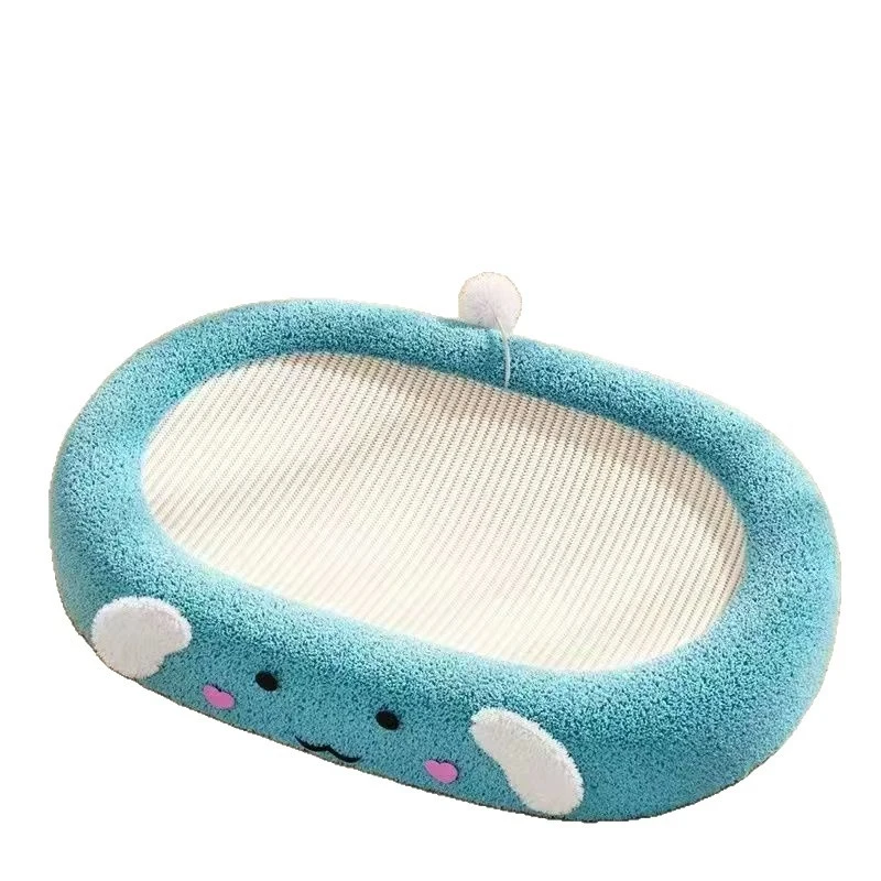 Vollständiges Sisal-Kratzboard für Katzen, extra großes Kratzboard und Katzenbett in einem, langlebiges und fusselarmes Katzenspielzeug