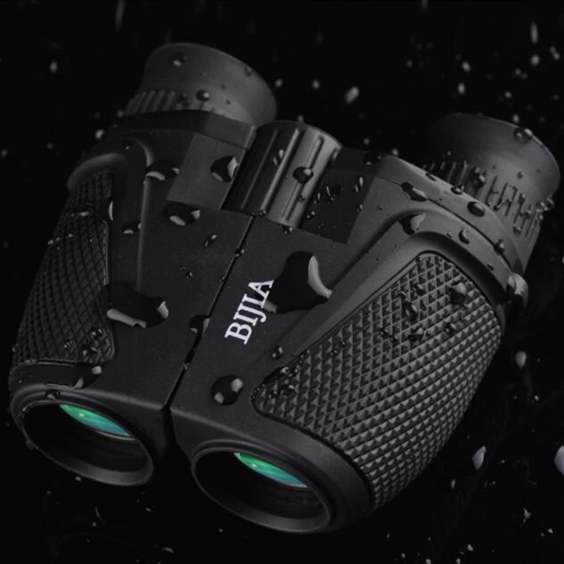 BIJIA 12X25mm High-power Binoculars HD Pocket Low-light Night Vision Adult Children Portable Viewing Glasses BAK4 Telescope