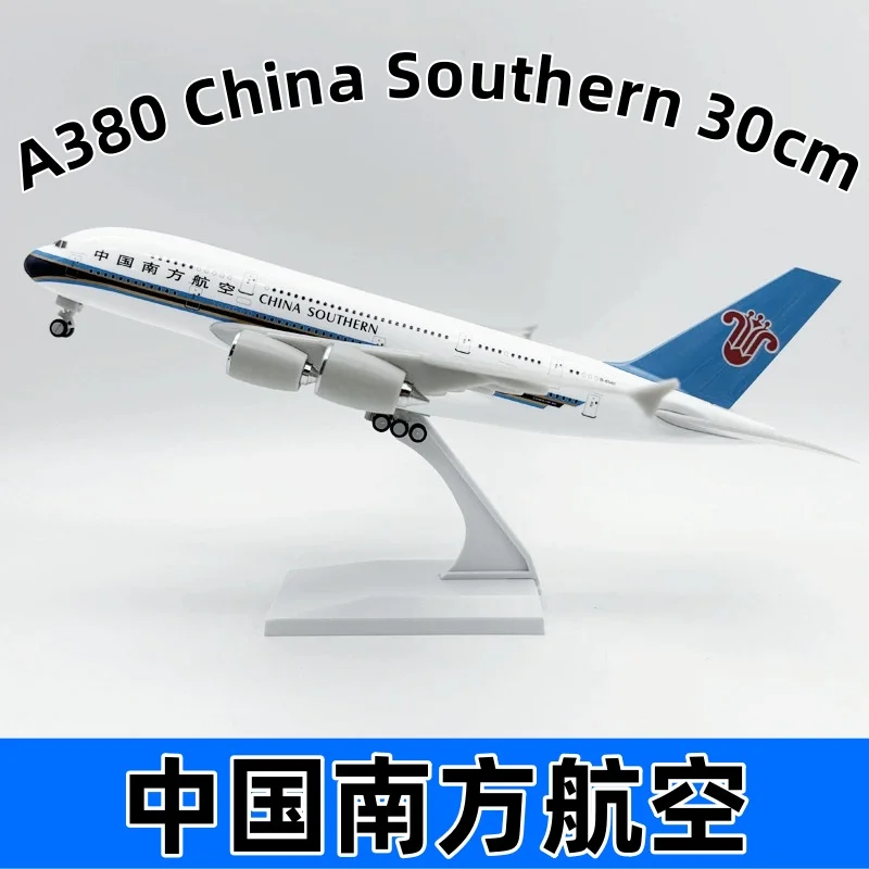 

A380 China Southern Airways 30cm Diecast Aircraft Model 1/250 Scale Plane With Landing Gear Souvenir Plane Toy Static Decoration