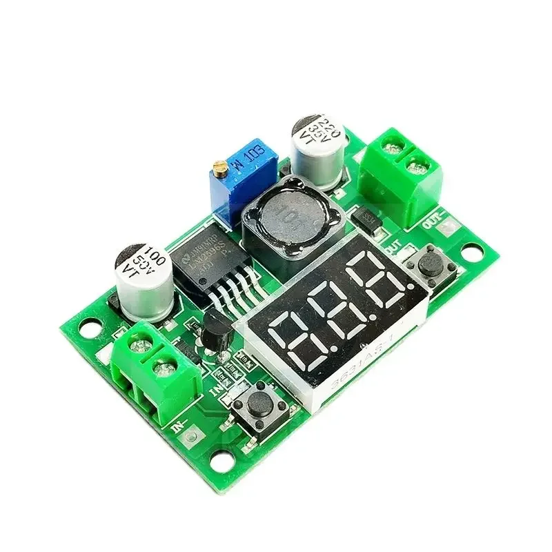 LM2596S High-power step-down module /DC-DC adjustable voltage regulator power module with digital display or indicator