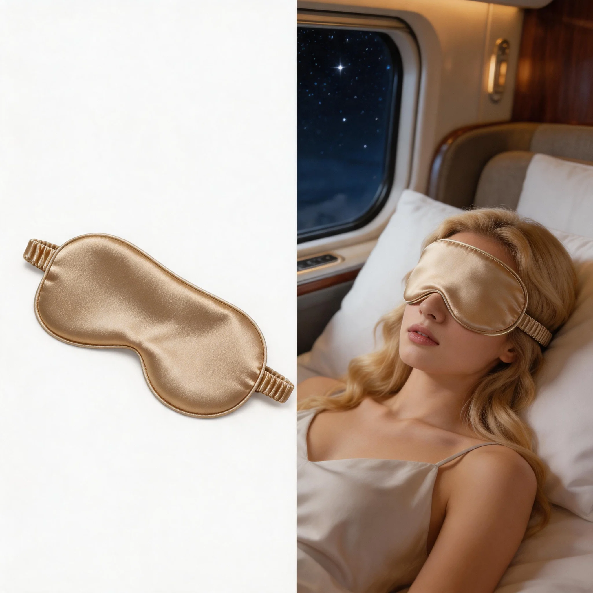 Night Sleeping Eye Shield 1pcs Imitated Silk Sleep Eye Cover Comfortable Soft Breathable Light Blocking Eye Care Sleep Use Tools