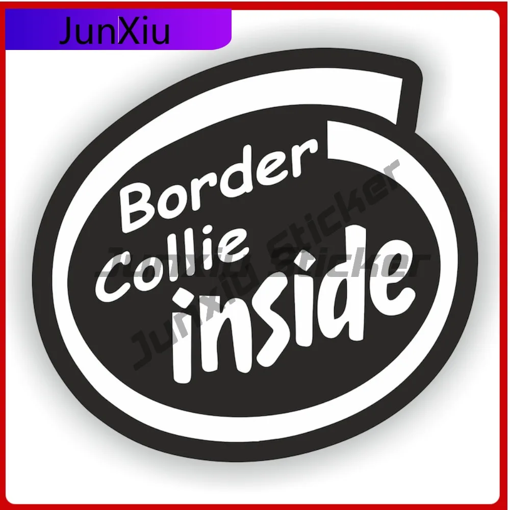 

Creativity Border Collie Inside Sticker Graphic Scratch-proof Adventure Motorcycle Suv Camping Car Decals Decoration Stickers