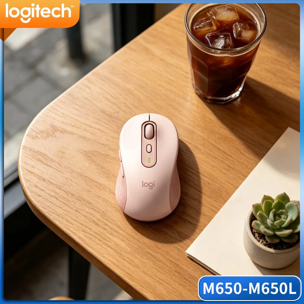 Logitech M650/M650L Signature Mouse Wireless Stable Transmission 5 Programmable Keys High Precision Tracking Home Work