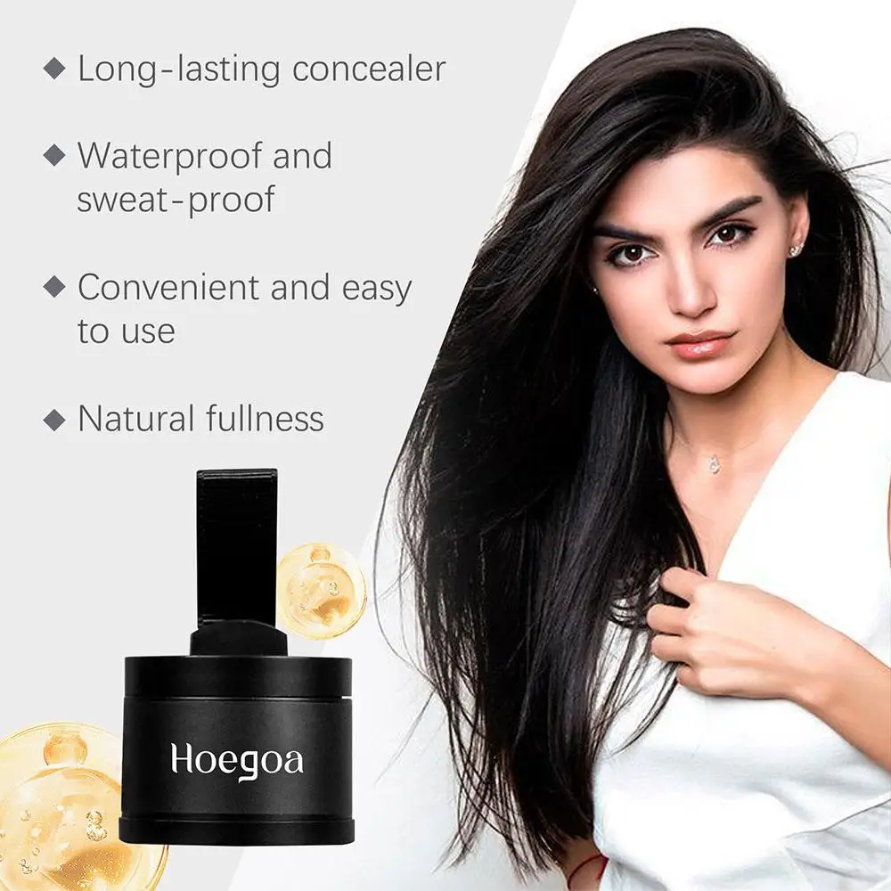 

Black Color Hairline Shadow Powder Instantly Root Cover Make Powder Concealer Coverag up Hair Hair Up 4g Fluffy C0Y1