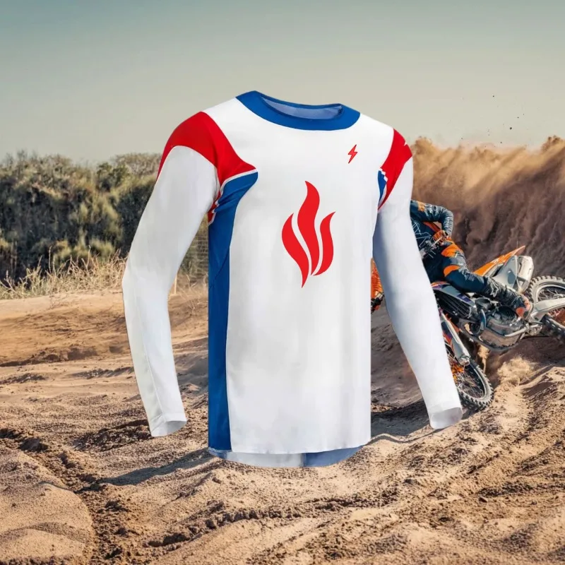 

2025-26 Спортивная одежда MTB Off Road Мотоциклетная велосипедная рубашка DH Мотоциклетная спортивная одежда Велосипедная быстросохнущая одежда