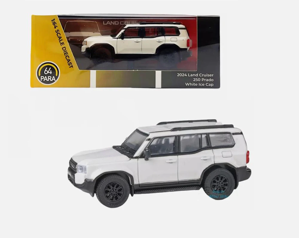 New Para64 1:64 Land Cruiser 250 Series 2024 Prado Diecast Simulation Alloy Toy Car Model for Collection Gift