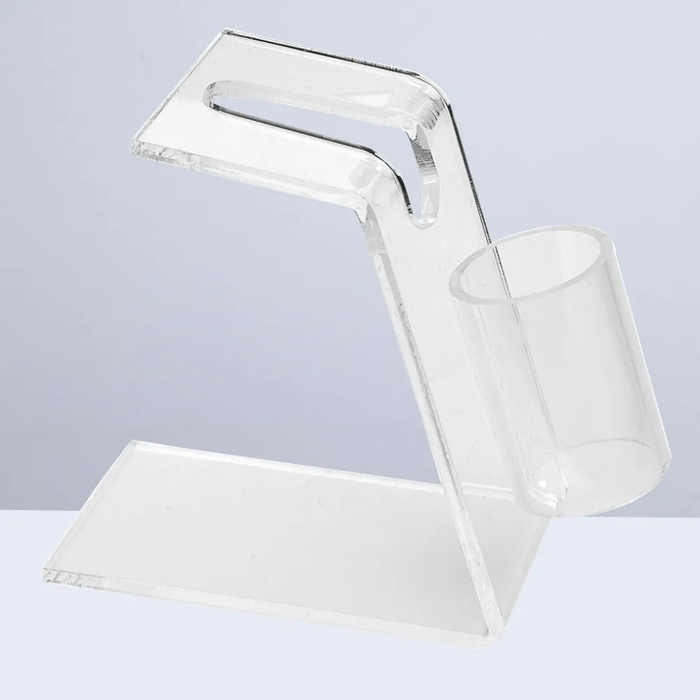 

Премиум-подставка из акрила для тату-инструментов, прозрачная, с креплением на полку, органайзер, держатель для принадлежностей