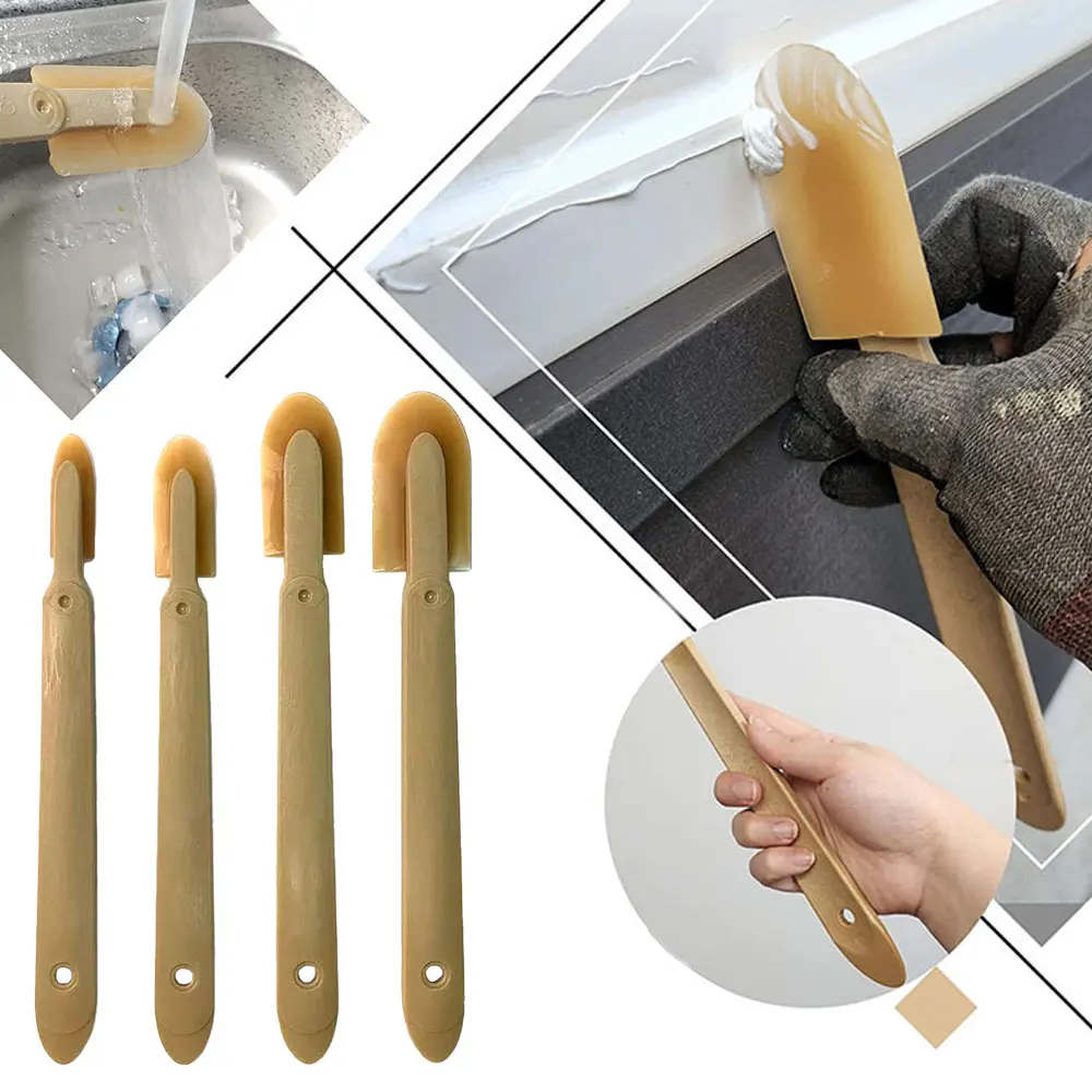 Rubber Caulking Tool Kit Joint Sealant Spreader Spatula Scraper for Tile Window Grout Edge Caulk Kitchen Construction Tools