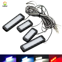 4Pcs Armrest Interior Door Handle Lighting Car Styling LED Car Inner Bowl Light Universal Auto Atmosphere Lamp Decorative Light