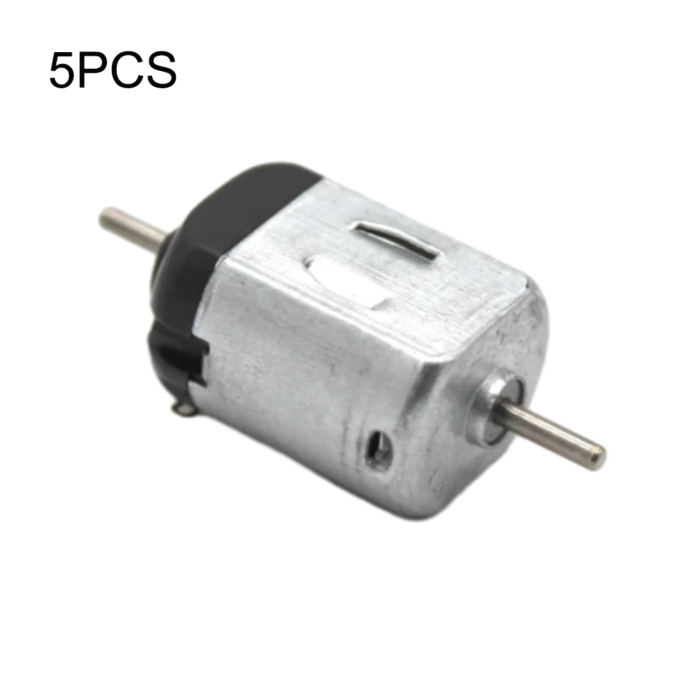 5PCS DC3V 130 Dual-axis Motor Miniature Motor 11000RPM DC Motor Double-axis Diy Small Motor