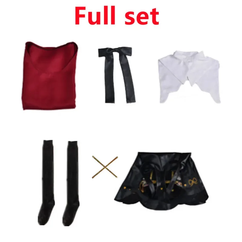 Anime Needy Girl Overdose Ame-chan Cosplay Costume Women Game Uniform Skirt Dress Halloween Carnival Clothes