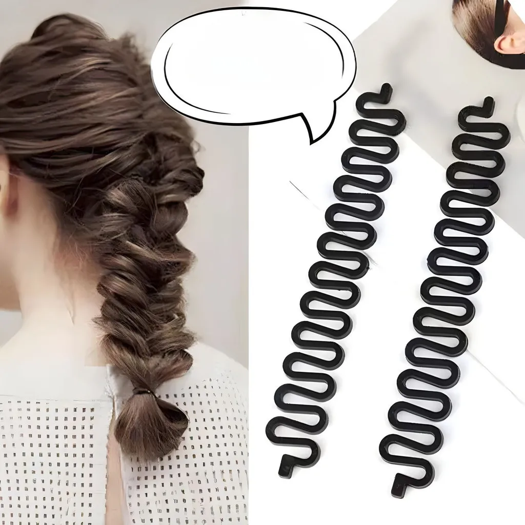

Braid Styling Tool Lazy DIY Hairstyle Braider Easy Use Magic Fishbone Braid Tools Styling Access for All Hair Types Accessories