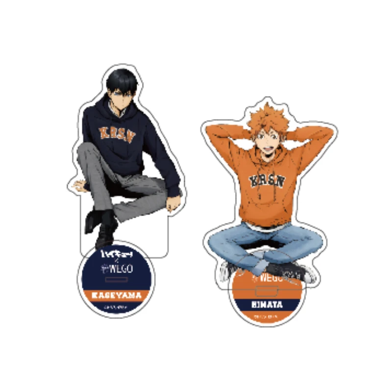 Игра Tobio Kageyama Shoyo Hinata акриловая искусственная фигурка аниме модель пластина Косплей игрушка для подарка