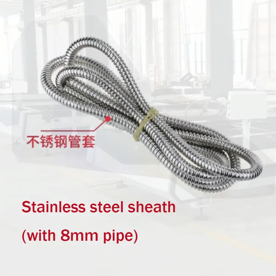 CNC machine tool oil pipe spring protection pipe sleeve 4mm 6mm oil pipe sleeve stainless steel pipe sleeve