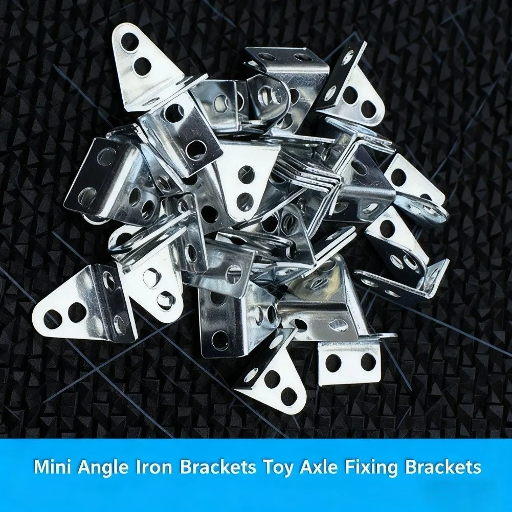 40Pcs L Shaped Axle Brackets for Model Car Builders Offering Multiple Hole Size Options for Custom Axle Fixation