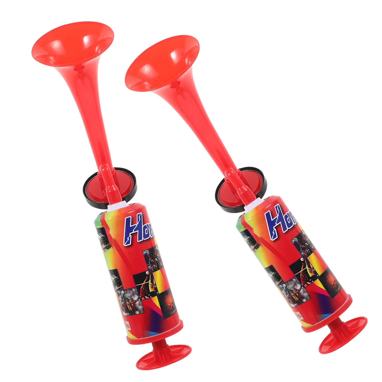 2個入り 大型ハンドエアホーンポンプ 大音量ノイズメーカー 安全パーティー スポーツイベント 無限ノイズ セレブレーション レース カーニバル