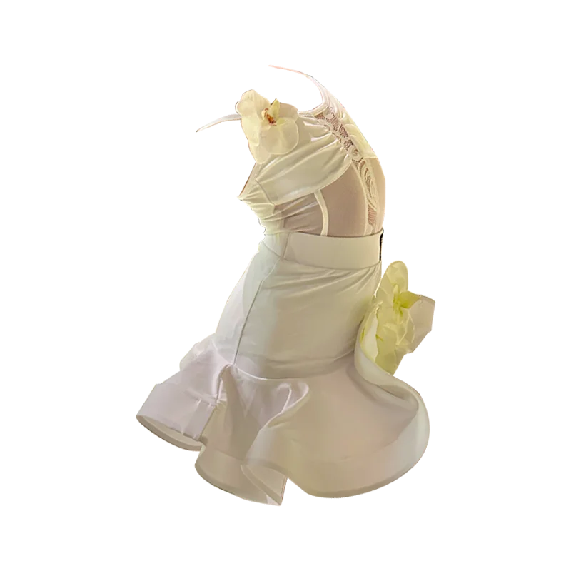 Trajes de baile latino, ropa de práctica de actuación para niños Xia Shao, falda grande de baile latino para niñas, conjunto de celebridades de Internet