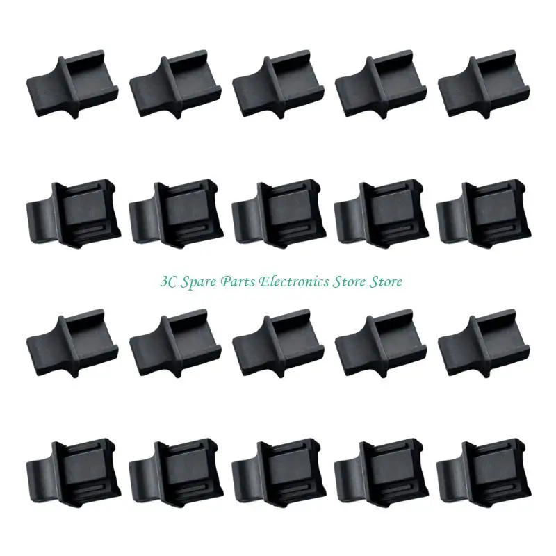SZ Silicone RJ45 Dust Cap With Long Handle For Computer Networking Port Anti Dust